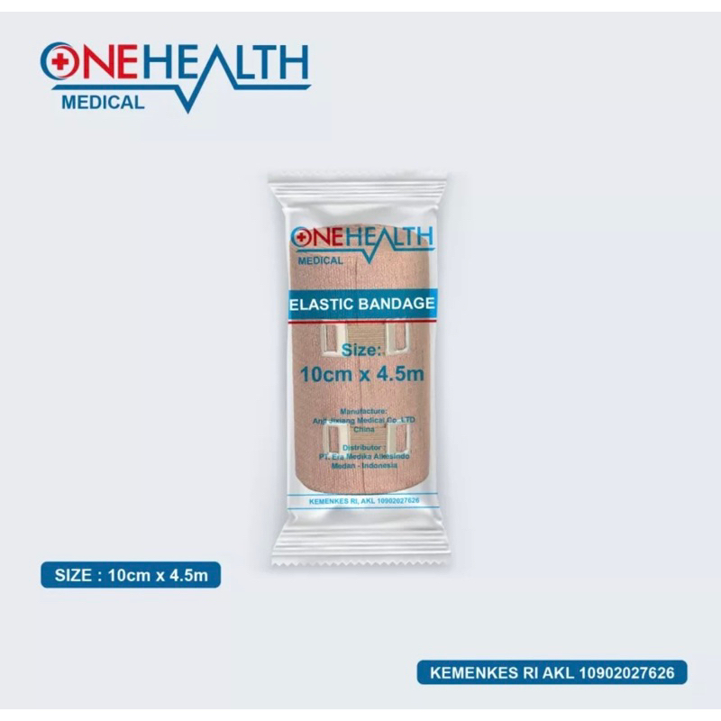 elastic bandage onehealth 10cm / verban elastis 10cm / perban elastis 10cm onehealth