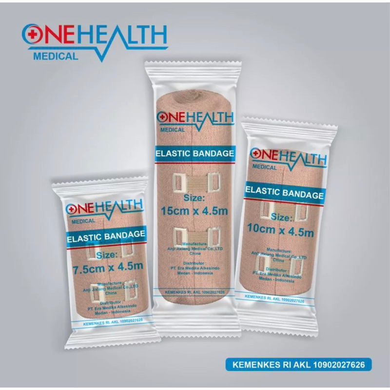 elastic bandage onehealth 10cm / verban elastis 10cm / perban elastis 10cm onehealth