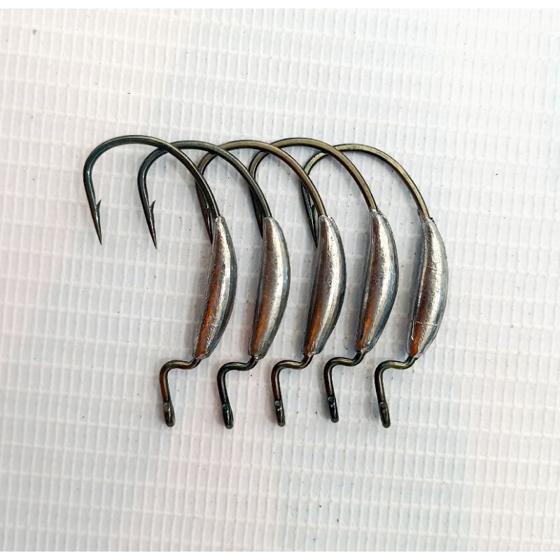 worm Hook Kenzi #2 untuk soft lure 6 cm dan 5.5 cm harga satuan