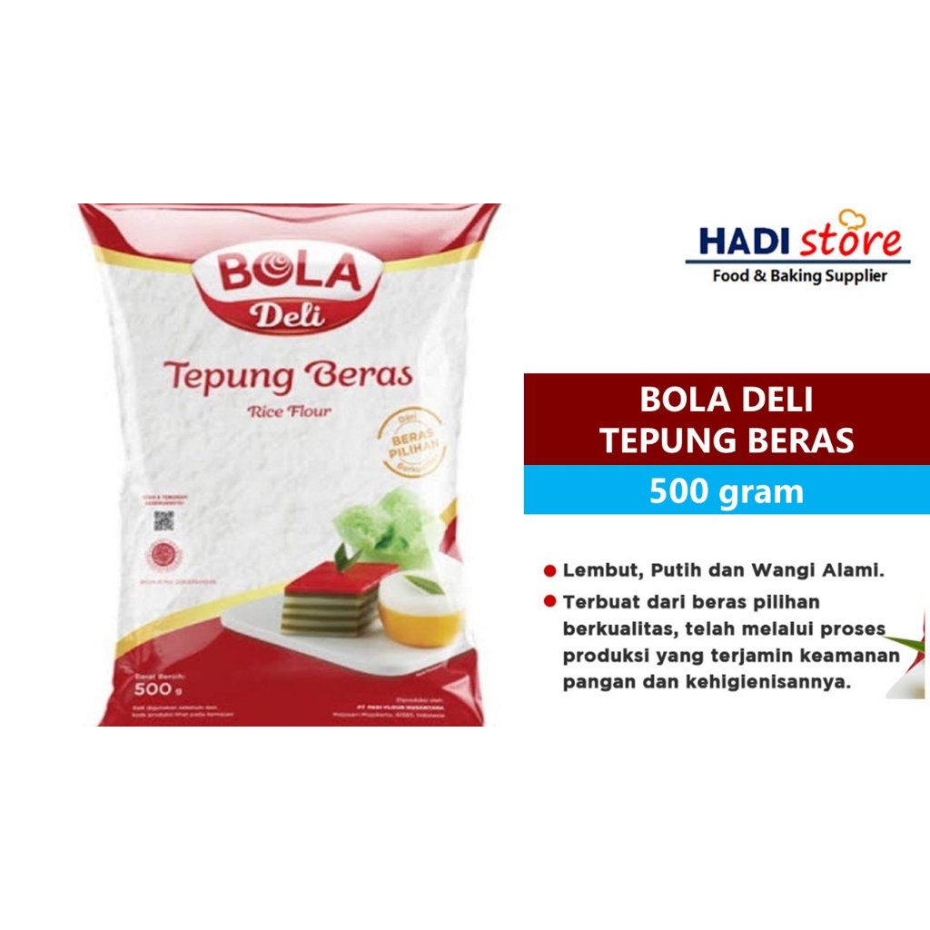 

BOLA DELI TEPUNG BERAS - 500 GR