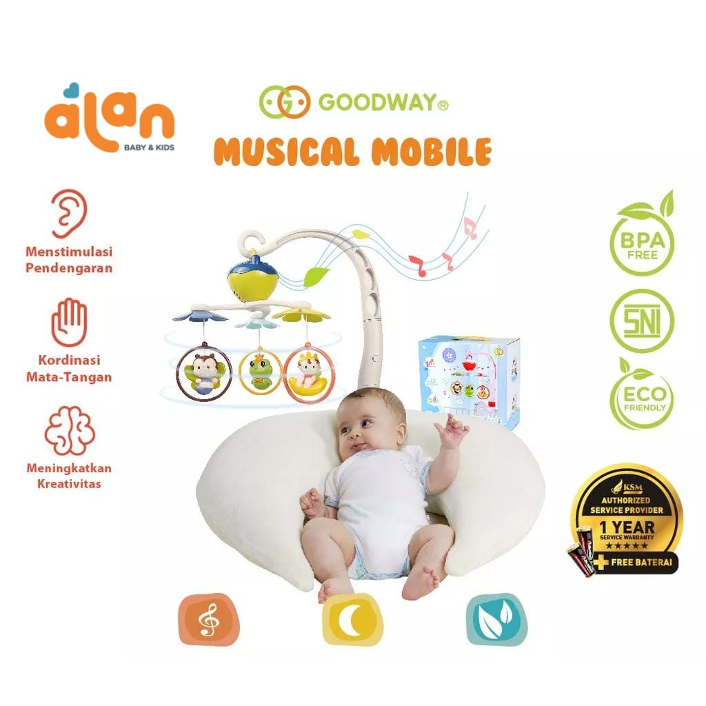 Goodway Baby Musical Mobile GW6981A - Mainan Bayi