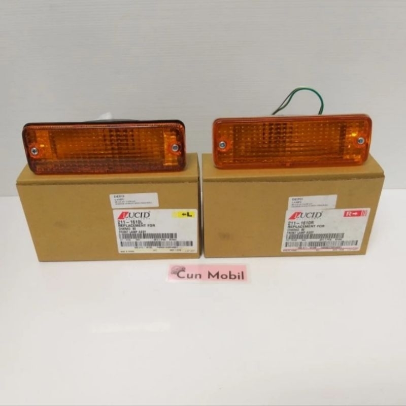 Lampu sen bemper CHarade G10 tahun 1980 Merk Lucid 211-1610