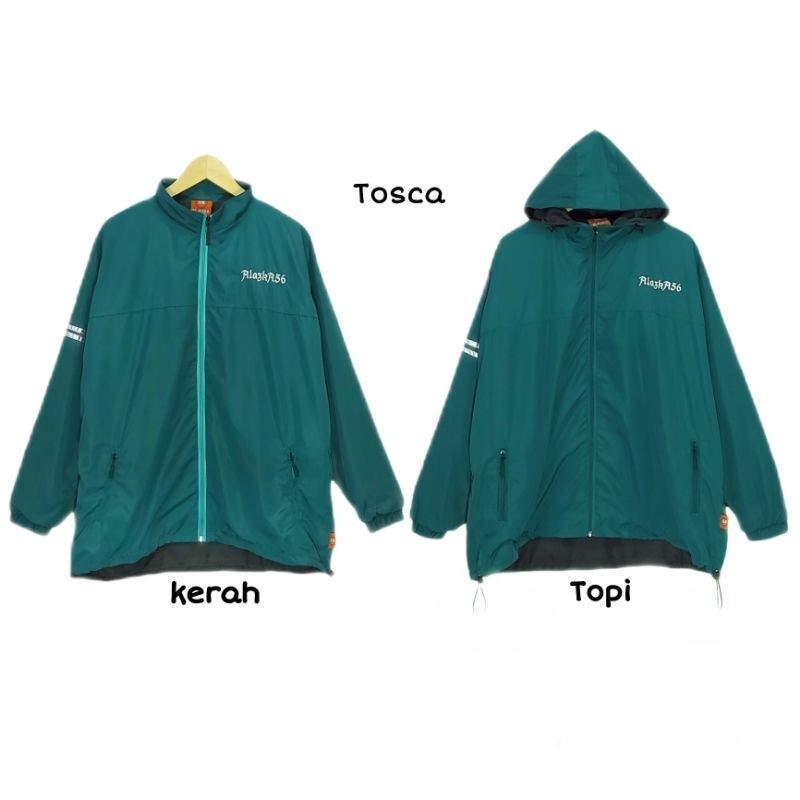 Jaket Olahraga/OUTDOOR/UNISEX/ld 120-130-150/parasut @didas/JUMBO