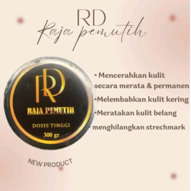 HB RD RAJA PEMUTIH SUPER WHITENING DOSIS TINGGI 100% ORIGINAL