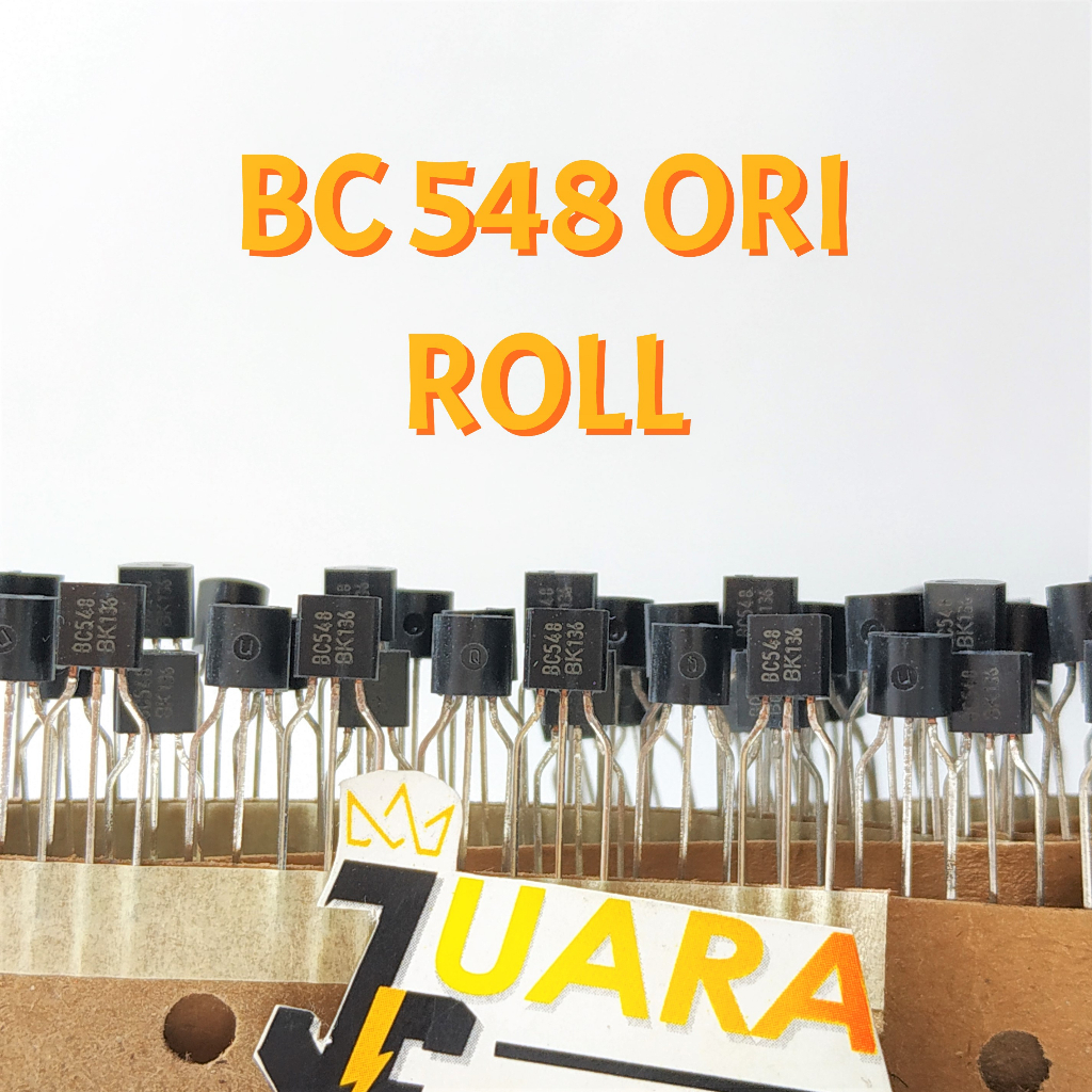 (10 PCS) Transistor (TR) BC 548 ORI ROLL | BC548 ASLI ROLL