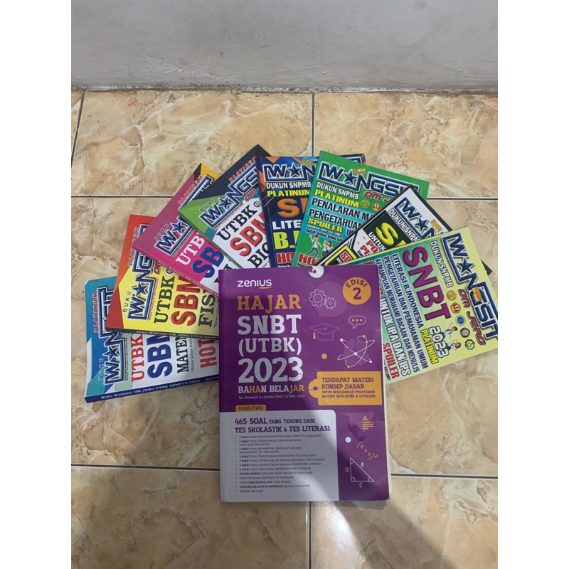 preloved buku utbk zenius wangsit 2022 2023