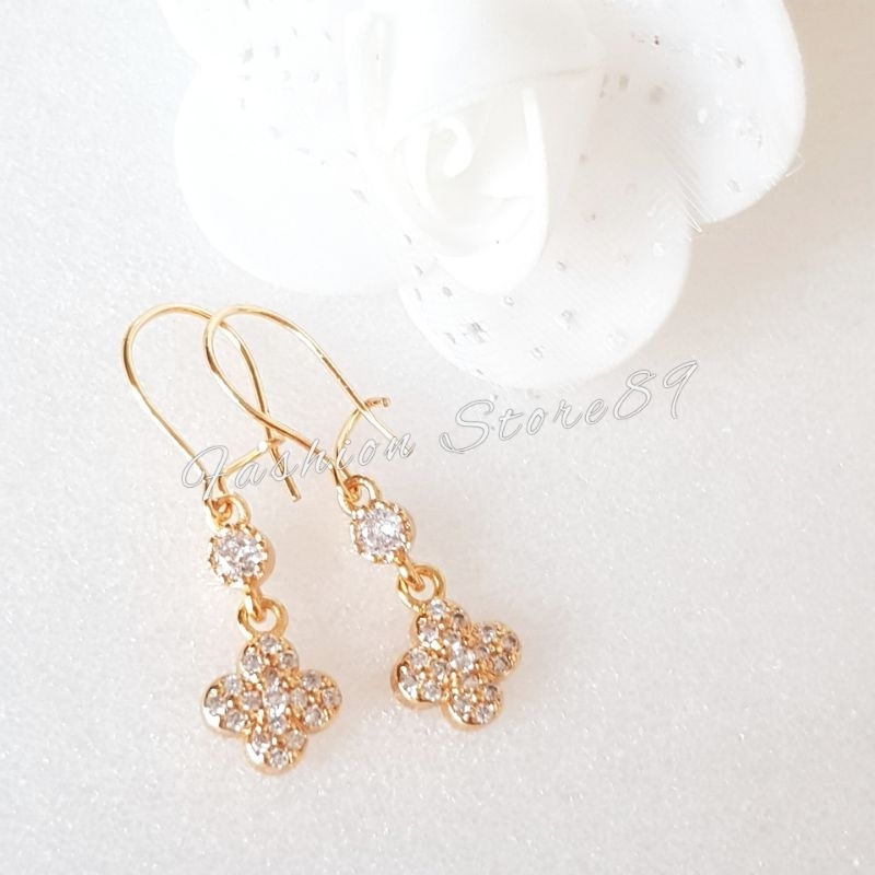 Anting Jurai All Varian Buterfly flowers Pita berkualitas tinggi perhiasan lapis emas 18k Impor Yaxiya Xuping Bestquality