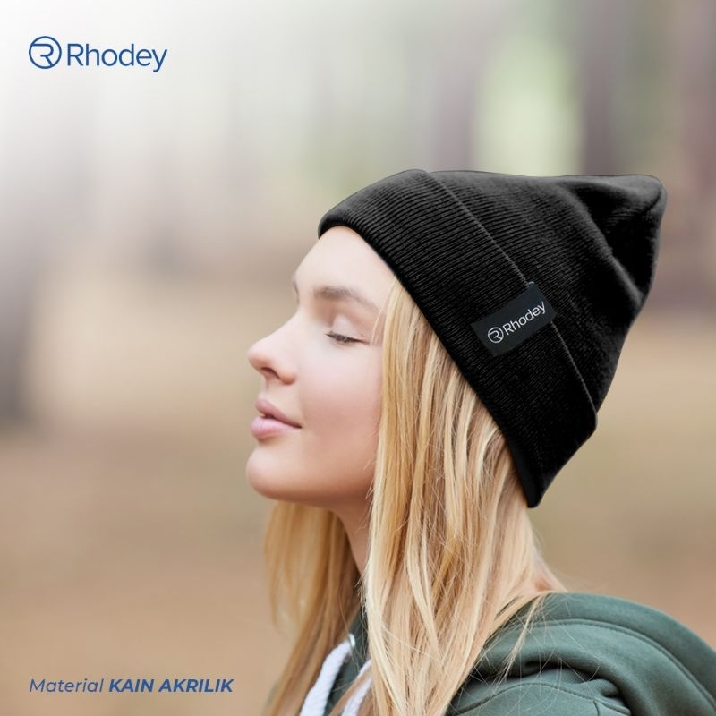 Rhodey TRUE Topi Kupluk Rajut Beanie Hat EC002