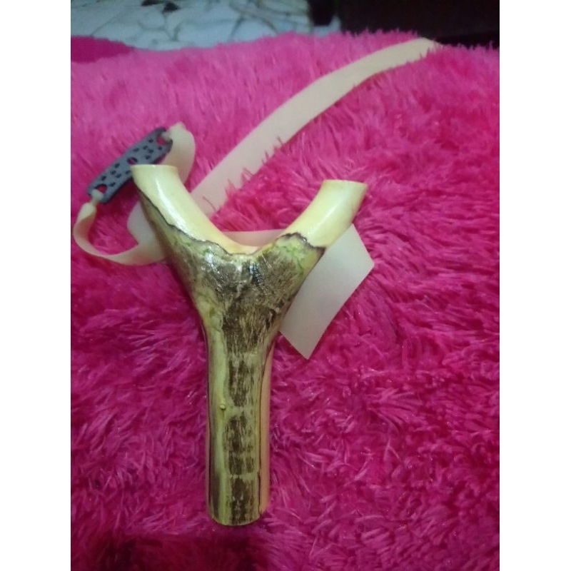 ketapel cabang kayu natural