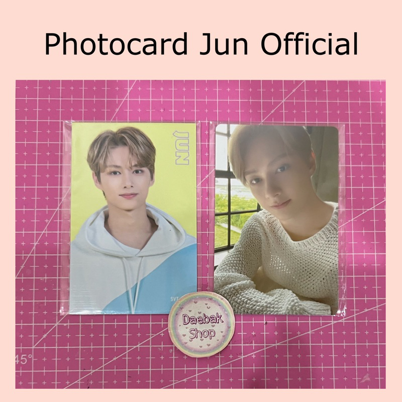 Photocard Jun attacca op 1 pc trading card caratland seventeen attaca official
