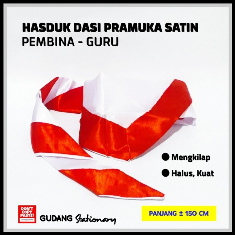 Hasduk Dasi Pramuka Pembina Satin