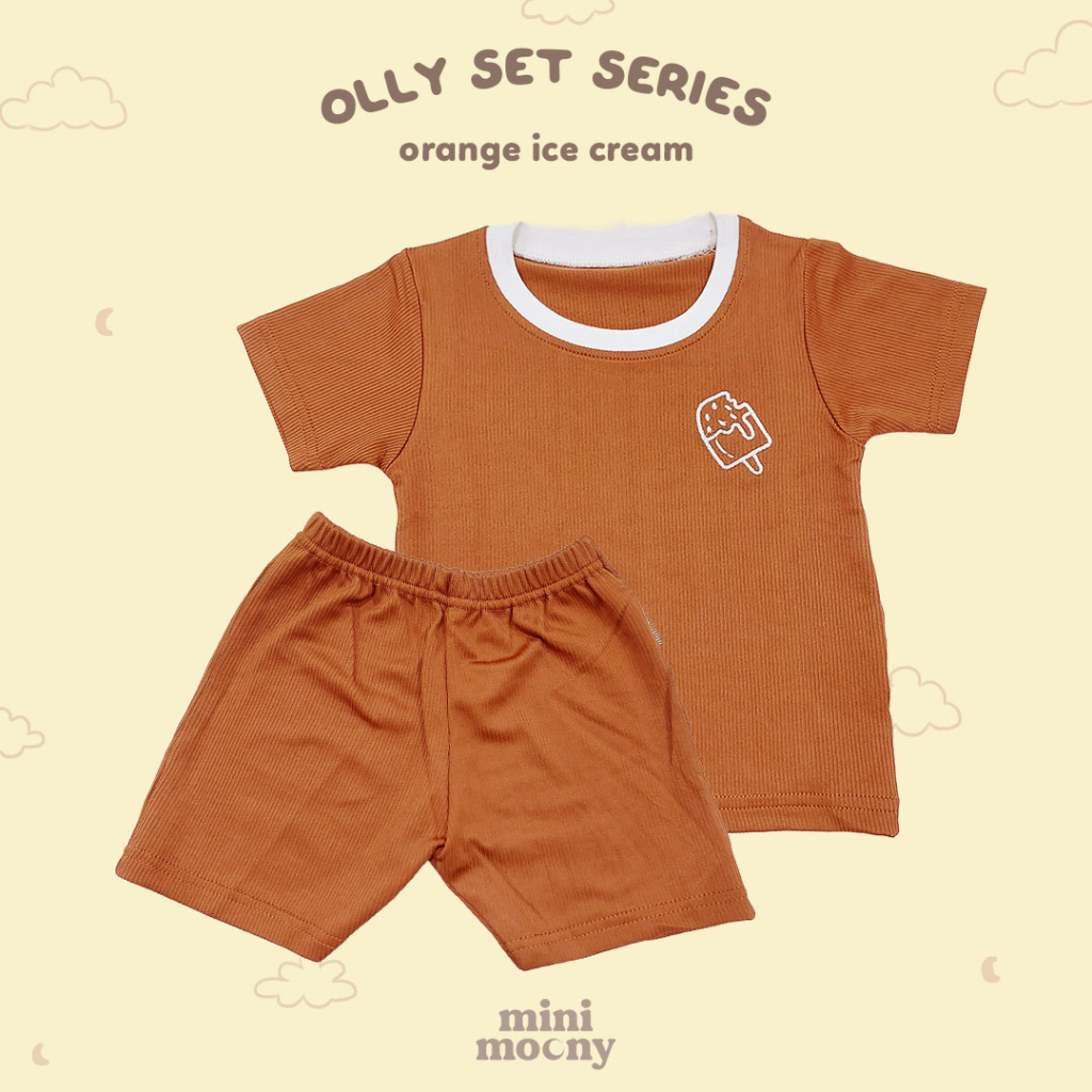 Mini Moony Olly Series 2.0 Cotton Rib Tee and Short