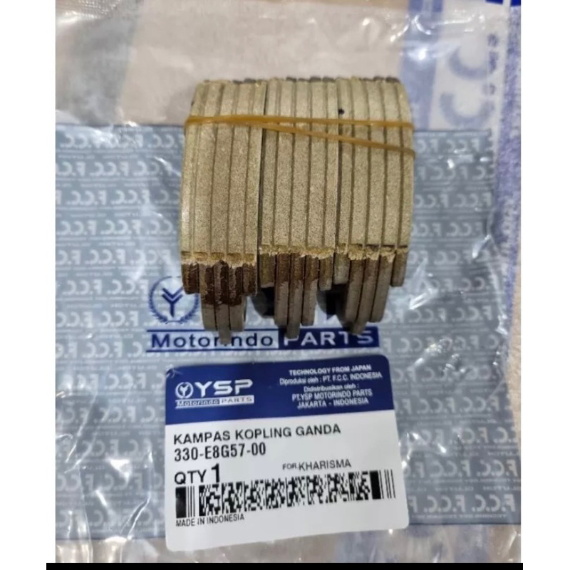 kampas ganda kharisma supra x 125 KPH asli fcc