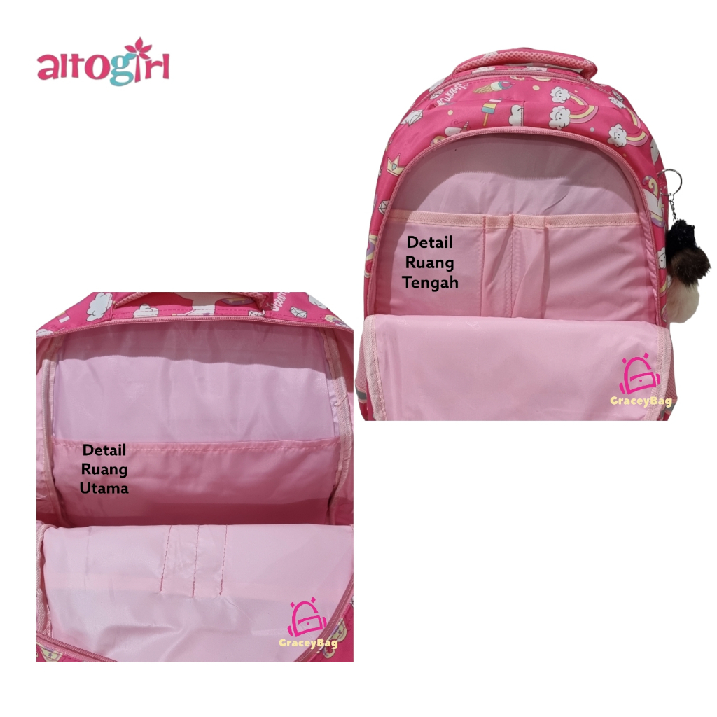 GB-74187G Tas Ransel Sekolah Anak Perempuan / Remaja Altogirl