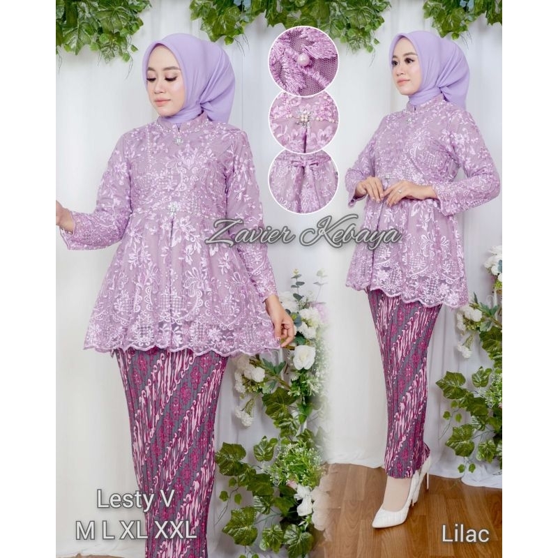 Kebaya Modern / Kebaya Wisuda / Kebaya Tile Brukat / Kebaya Remaja