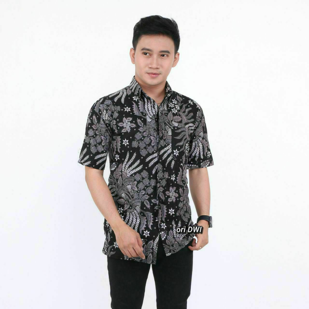 BATIK KALONGAN | KEMEJA BATIK PRIA SERAGAM LENGAN PANJANG DAN PENDEK | Couplebatikdamiana | Baju Batik Pria lengan Panjang dan