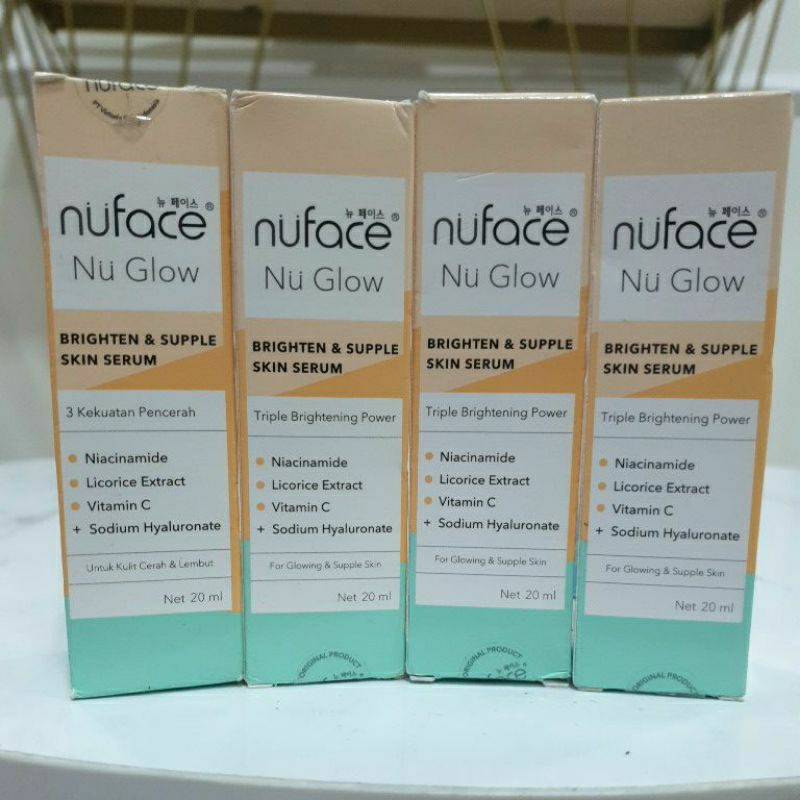 NU FACE nu glow brgihten &amp; supple skin serum 20ml