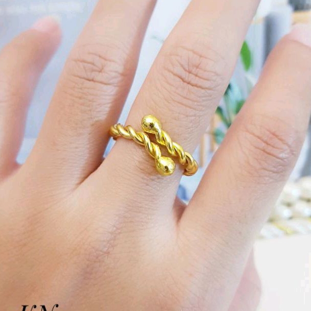 Cincin Lilit Xuping Gold Perhiasan Fashion Wanita 506a3