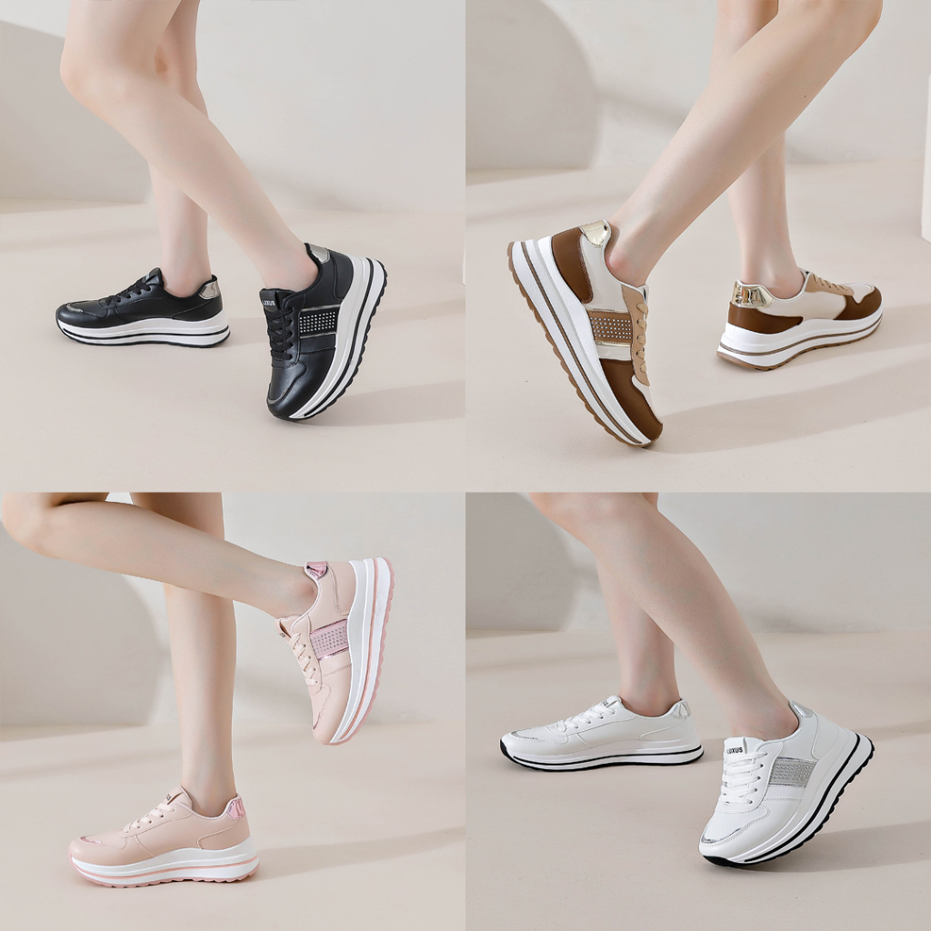 Dokter Sepatu Import - Sepatu Sneakers Wanita Shoes Sporty Import Premium Quality A2801 - Free Kotak Sepatu!!! Sale!!!