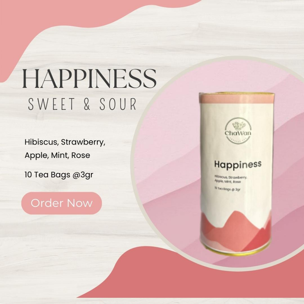 

ChaWan Artisan Tea | Happiness | Hibiscus & Rose | 2.5gr @ 10 teabags