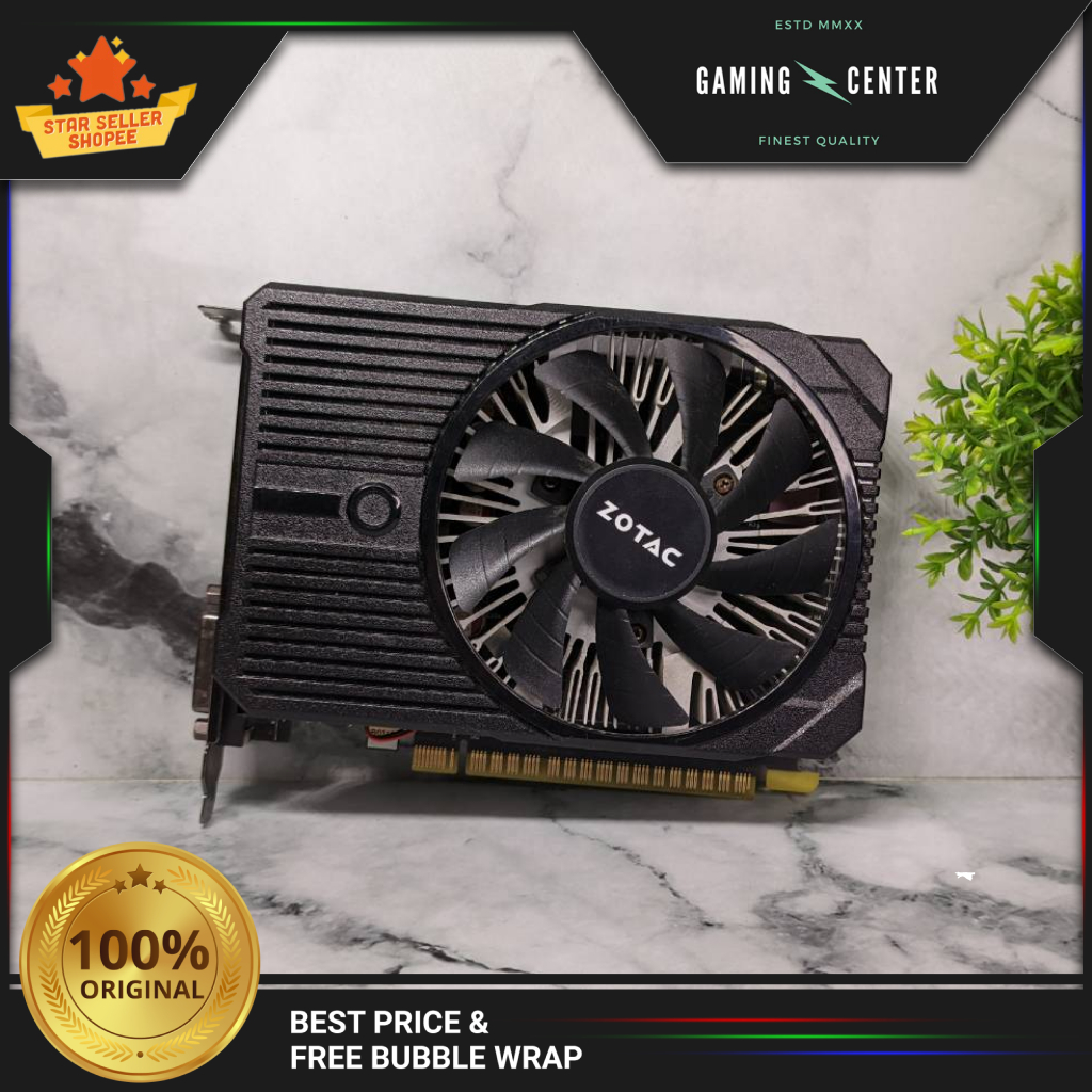 VGA Zotac GTX 1050 Ti 4GB GDDR5 100% Original Terawat