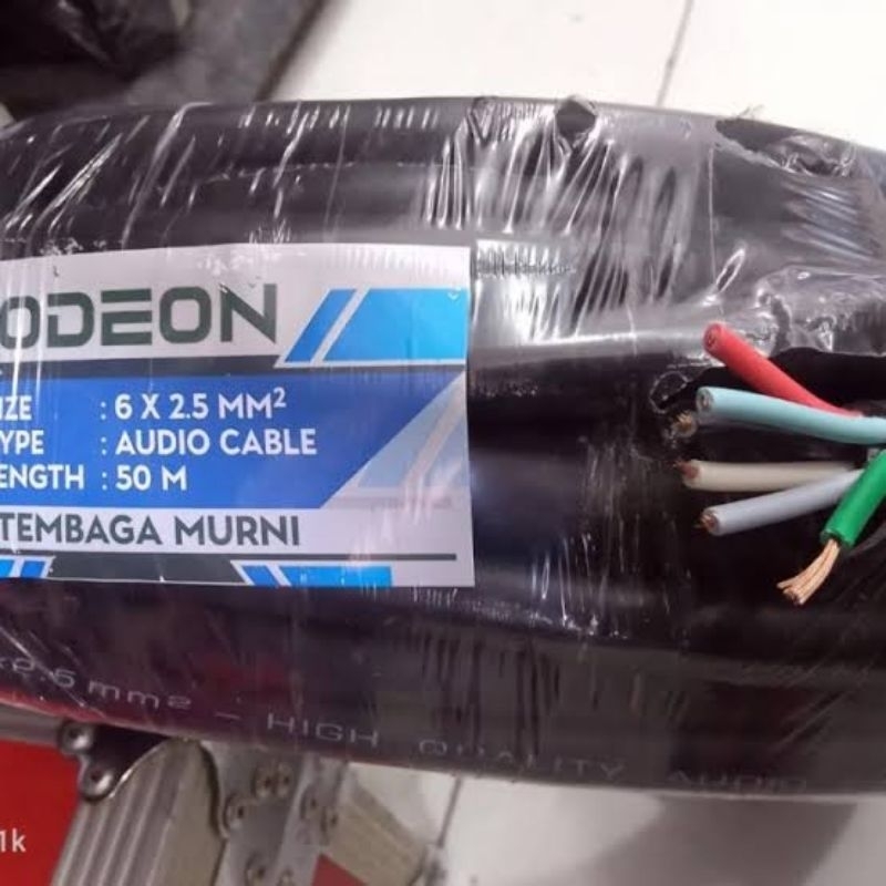 KABEL SPEAKER ODEON 6x2,5MM Full Tembaga murni NYYHY Kabel Speaker Odeon isi 6 2,5mm