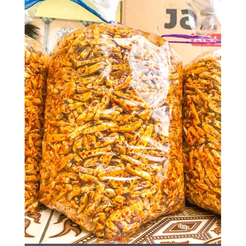 

1kg Basreng pedas sultan viral hot jelotot daun jeruk