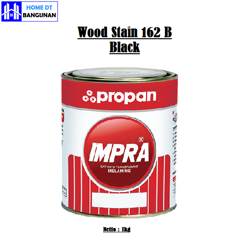 IMPRA WOOD STAIN WS 162 B - Black 1 Liter