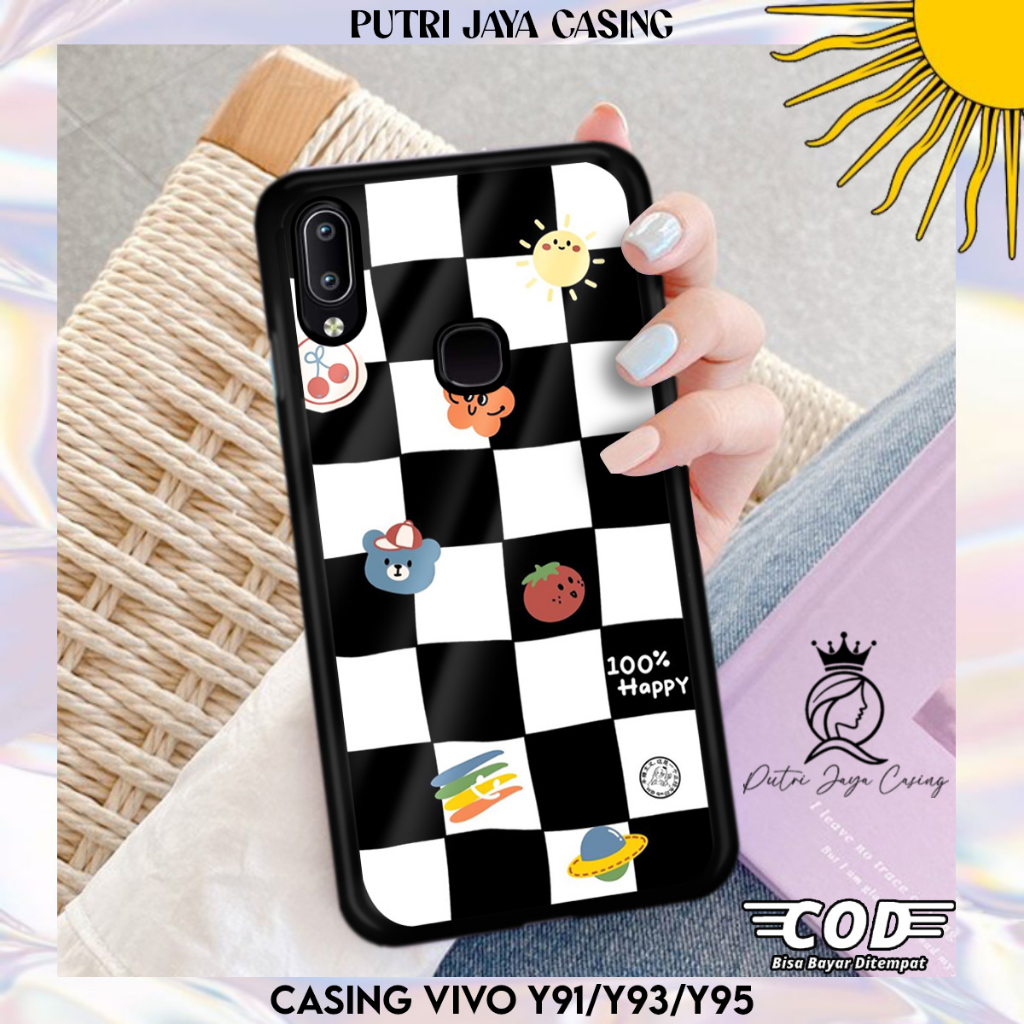 Case Hp Vivo Y91 Y93 Y95 casing Vivo Y91 Y93 Y95 Motif KOTAKCUTE Casing Terbaru Case Karakter Lucu C