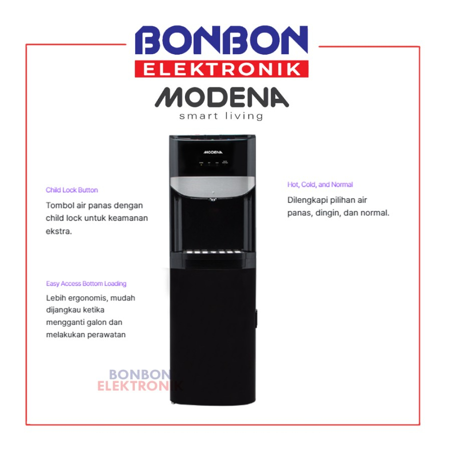 Modena Water Dispenser Galon Bawah Davion DD 7106 L / DD7106L