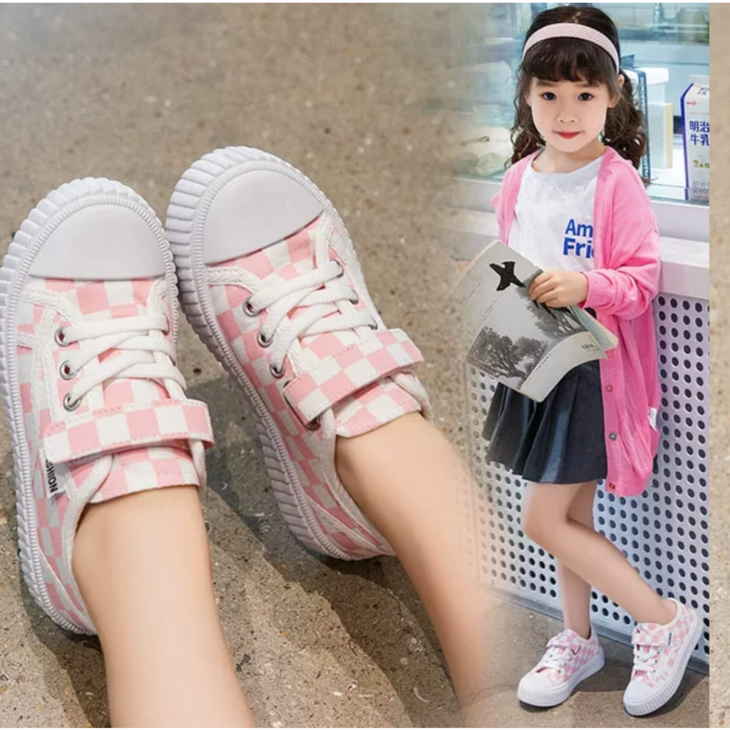 Sepatu Selop Sneakers Blink Anak AS184