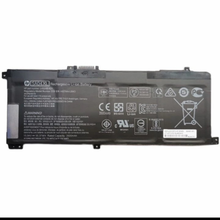 Baterai HP Envy X360 15 15-DR SA04XL L43248-AC2 L43267-005 HSTNN-UB7U