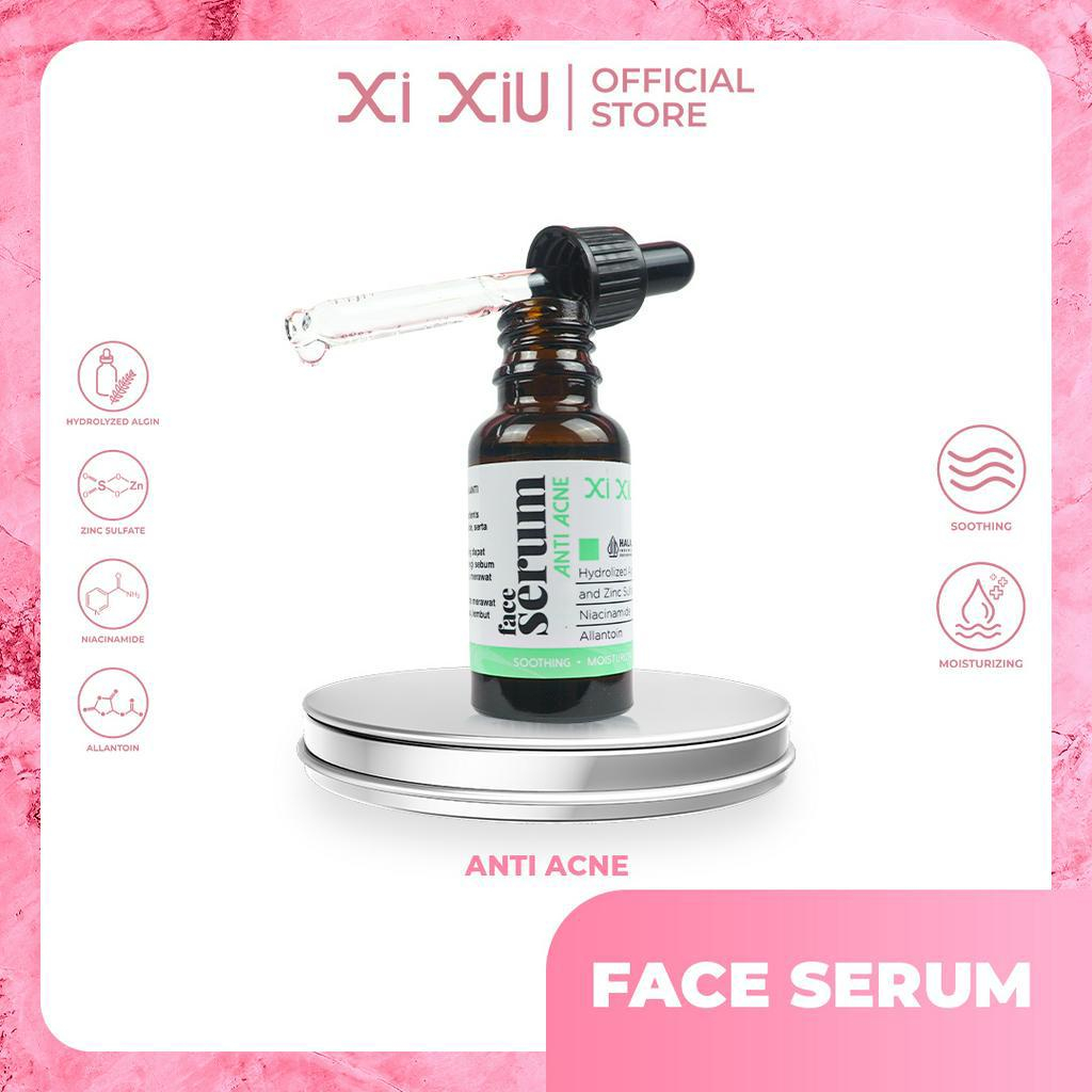 MFI - XI XIU FACE SERUM SERIES | RED JELLY | 24K GOLD | ANTI ACNE | WHITENING GOLD | NETTO 20ML