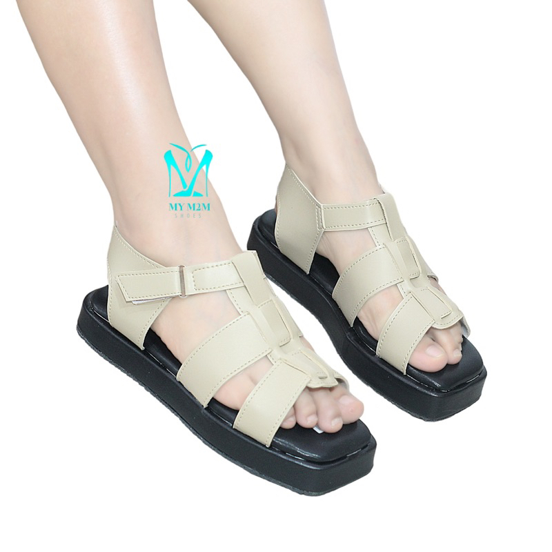 Mym2m Sandal Tali Wanita Platform Sandal Cravina