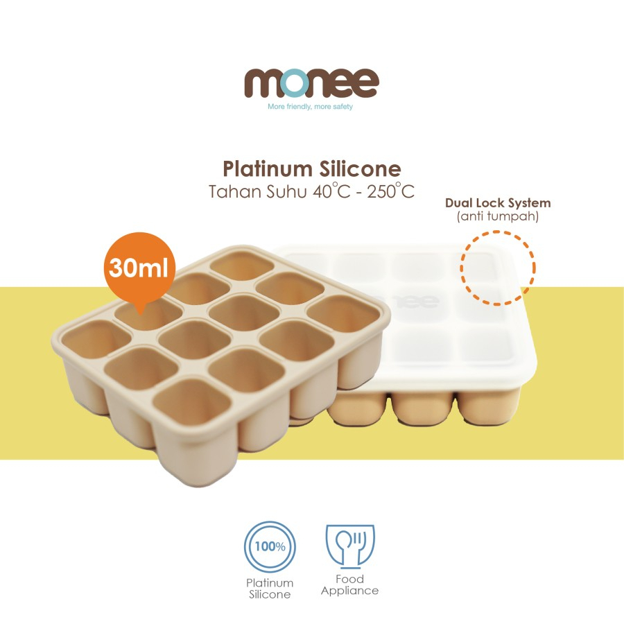 MONEE FOOD STORAGE CUBE TRAY 30 ML