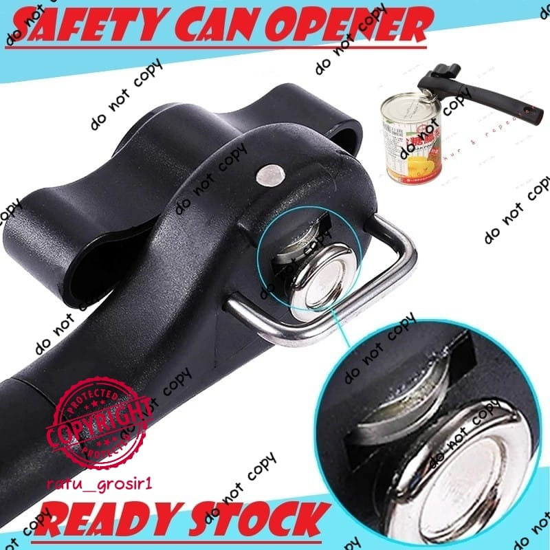 Safety Can Opener Alat Pembuka Kaleng Aman Side Cut Sealed Stainless