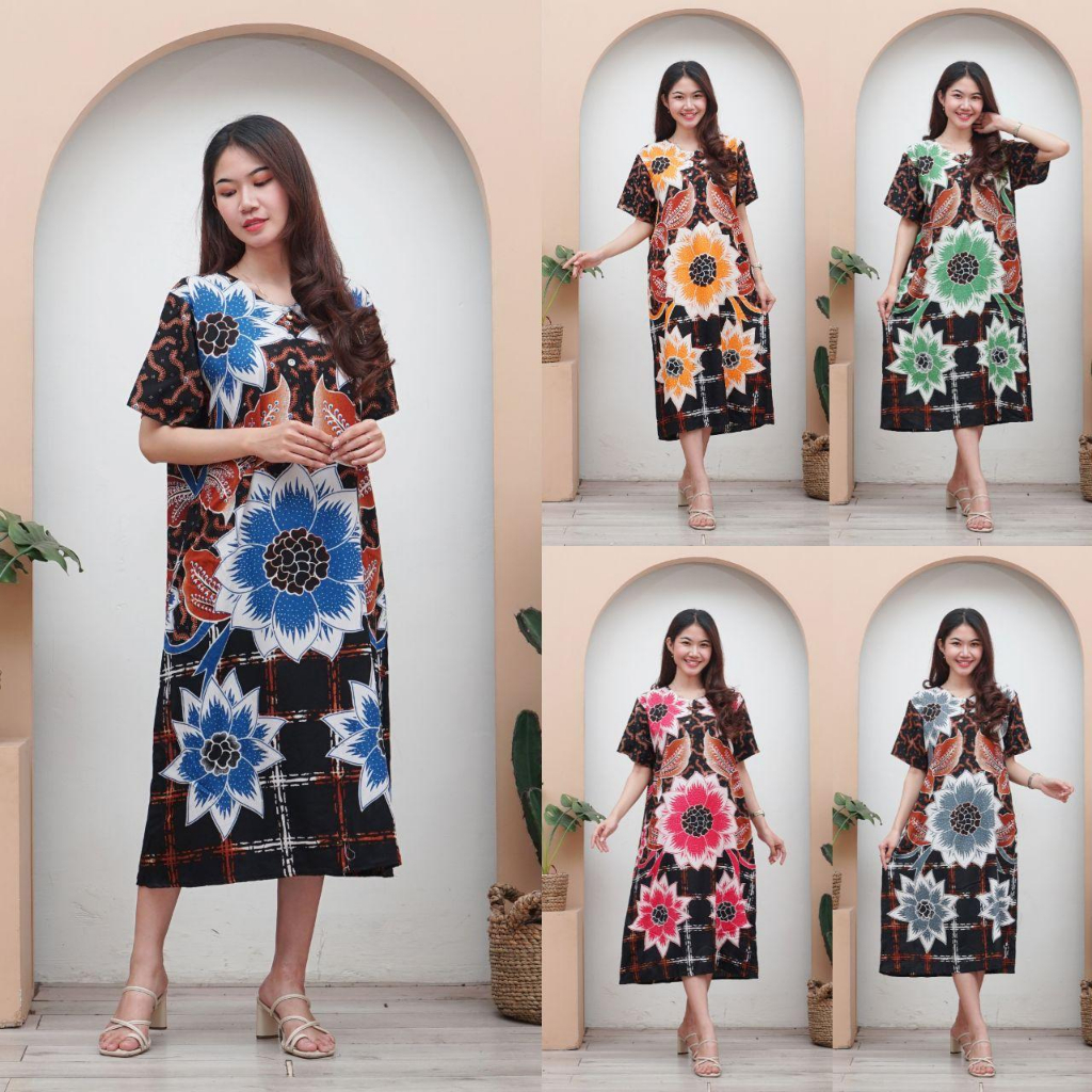 Daster batik HILDA daster murah batik busui rayon halus (HD-4850) terlaris