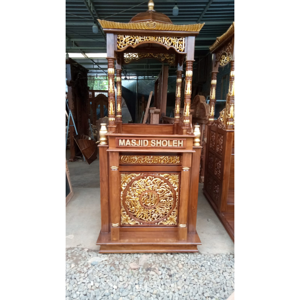 mimbar masjid ukir jepara
