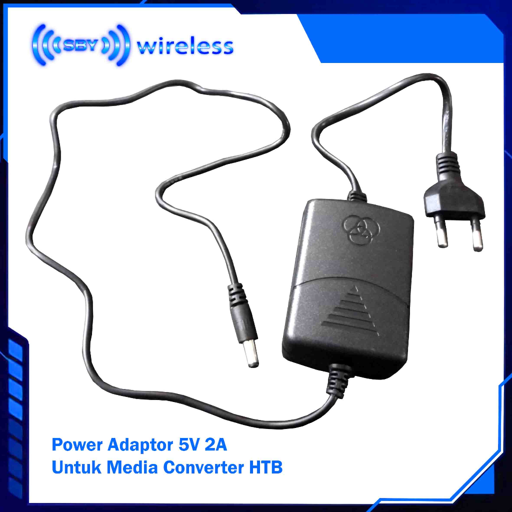 Power Adaptor 5V 2A Untuk Media Converter HTB - 5 Volt 2 Amphere