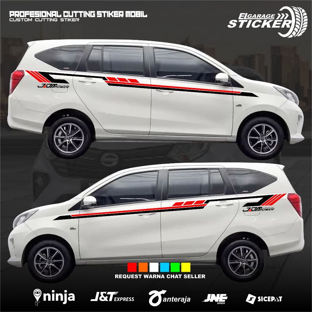 STIKER MOBIL SIGRA VARIASI CUTTING STIKER ALL MOBIL SIGRA TERMURAH