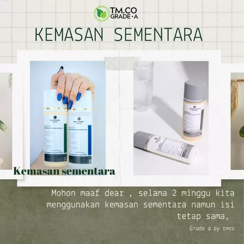 TMCO PAKET DAY &amp; NIGHT BODY LOTION PEMUTIH BOSTER GRADE A