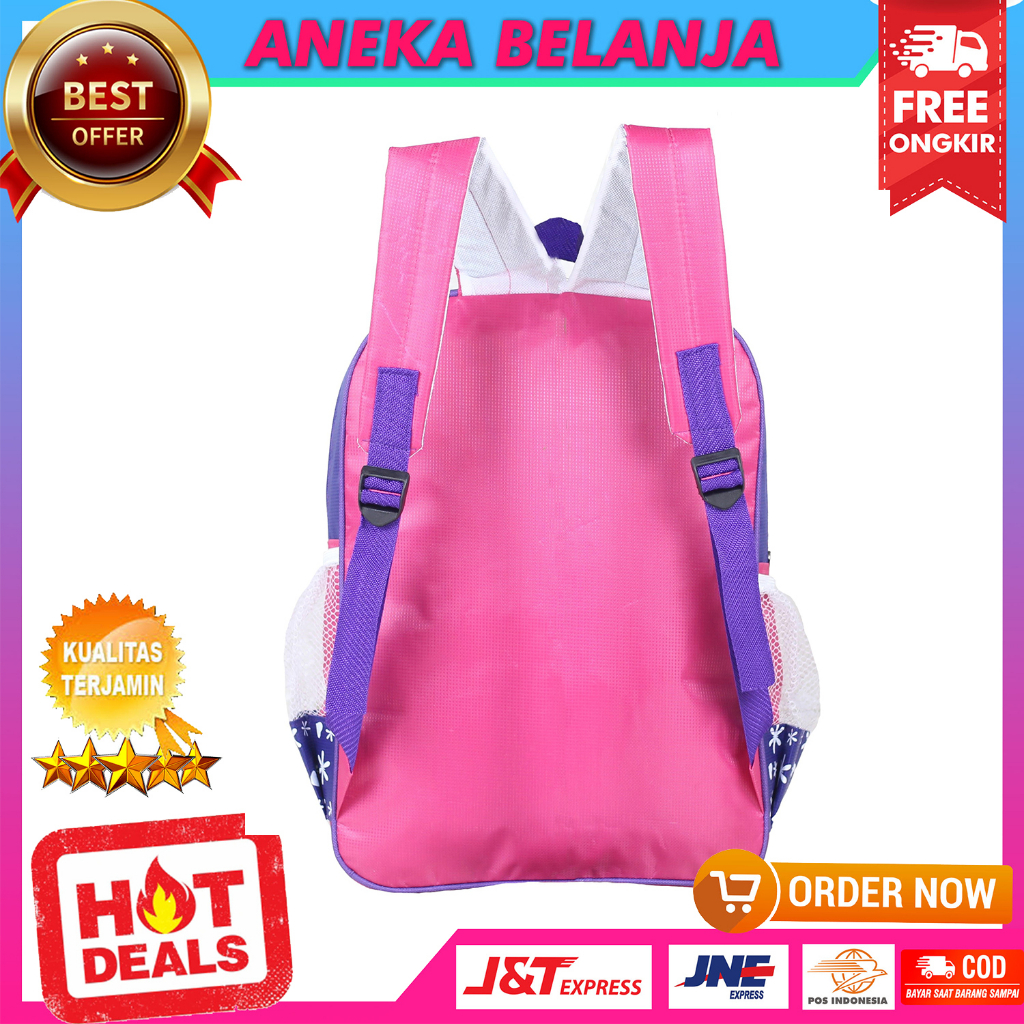 Tas Sekolah Anak Perempuan Lucu Motif Karakter Barbie Tas Gendong Anak Cewek Terbaru Paud TK SD SMP Kekinian Bahan Tebal Kuat Trendy Ransel Anak Murah Kualitas  Import