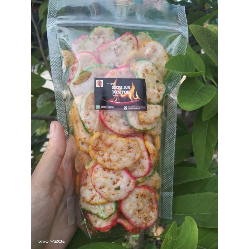 

Kerupuk Pedas Seblak Jontor, gurih enak