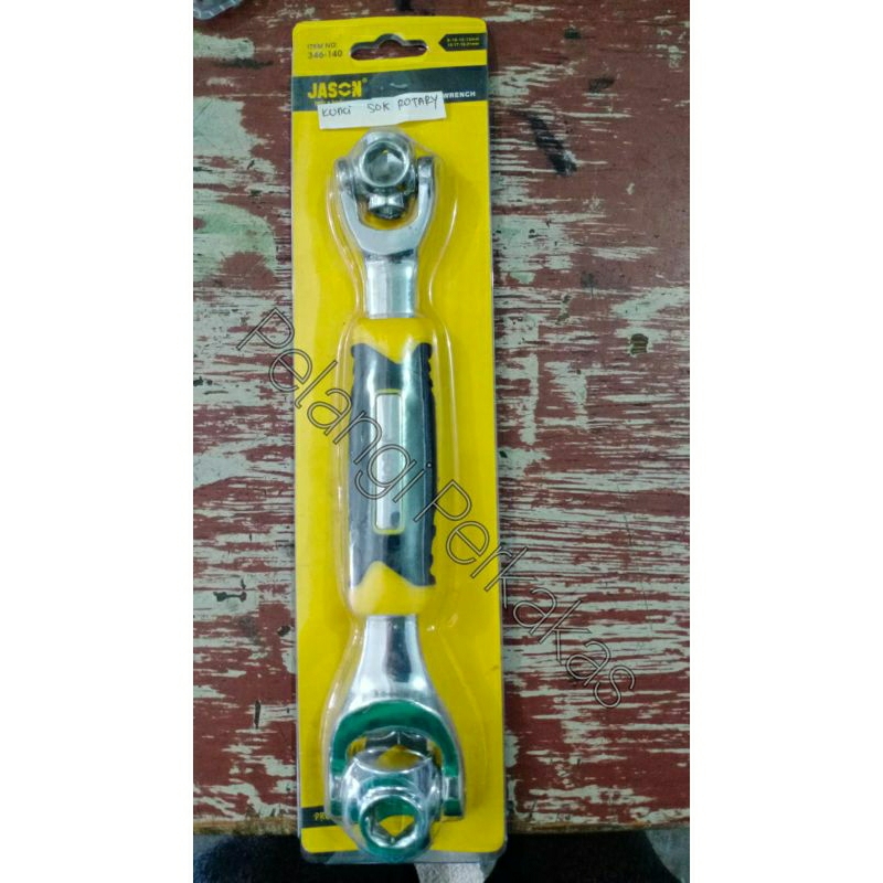 Kunci Sok Rotari 8in1 JASON/Kunci Rotari/Multi Socket Wrench