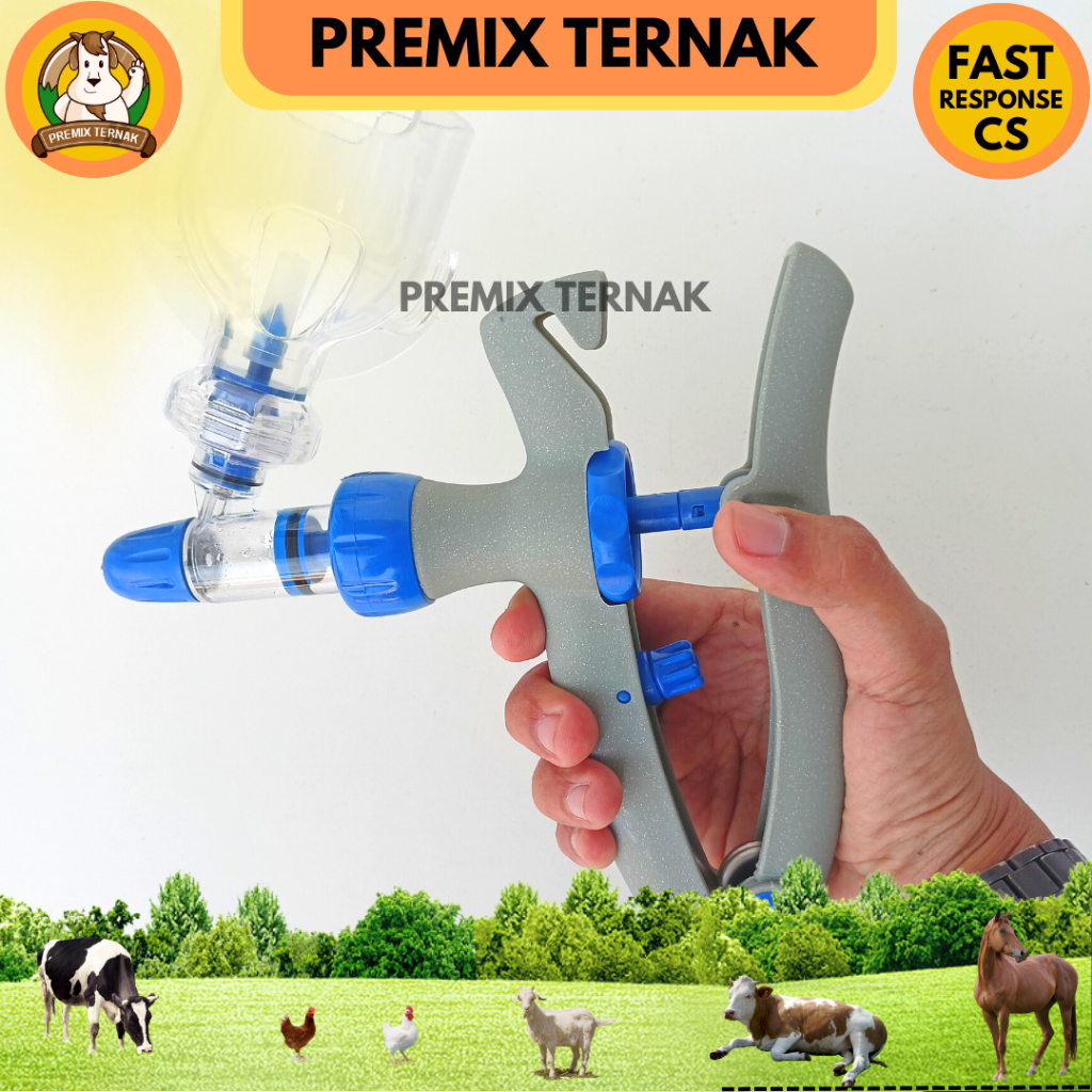 ALAT SUNTIK OTOMATIS 5ml - Continuous Syringe Injector - Alat Suntik Otomatis Kambing Sapi Domba Kerbau Kuda Ayam Bebek