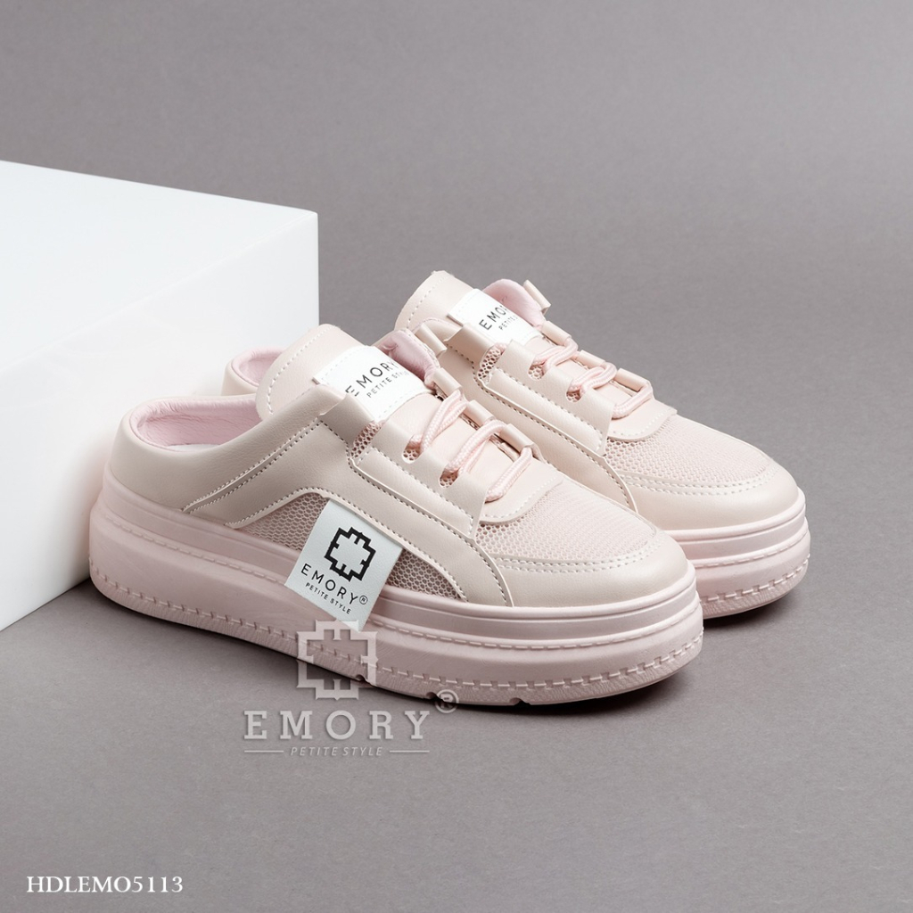 SEPATU  WANITA EMORYSTYLE  Sneakers Soha  HDLEMO 5113 MB WHITE