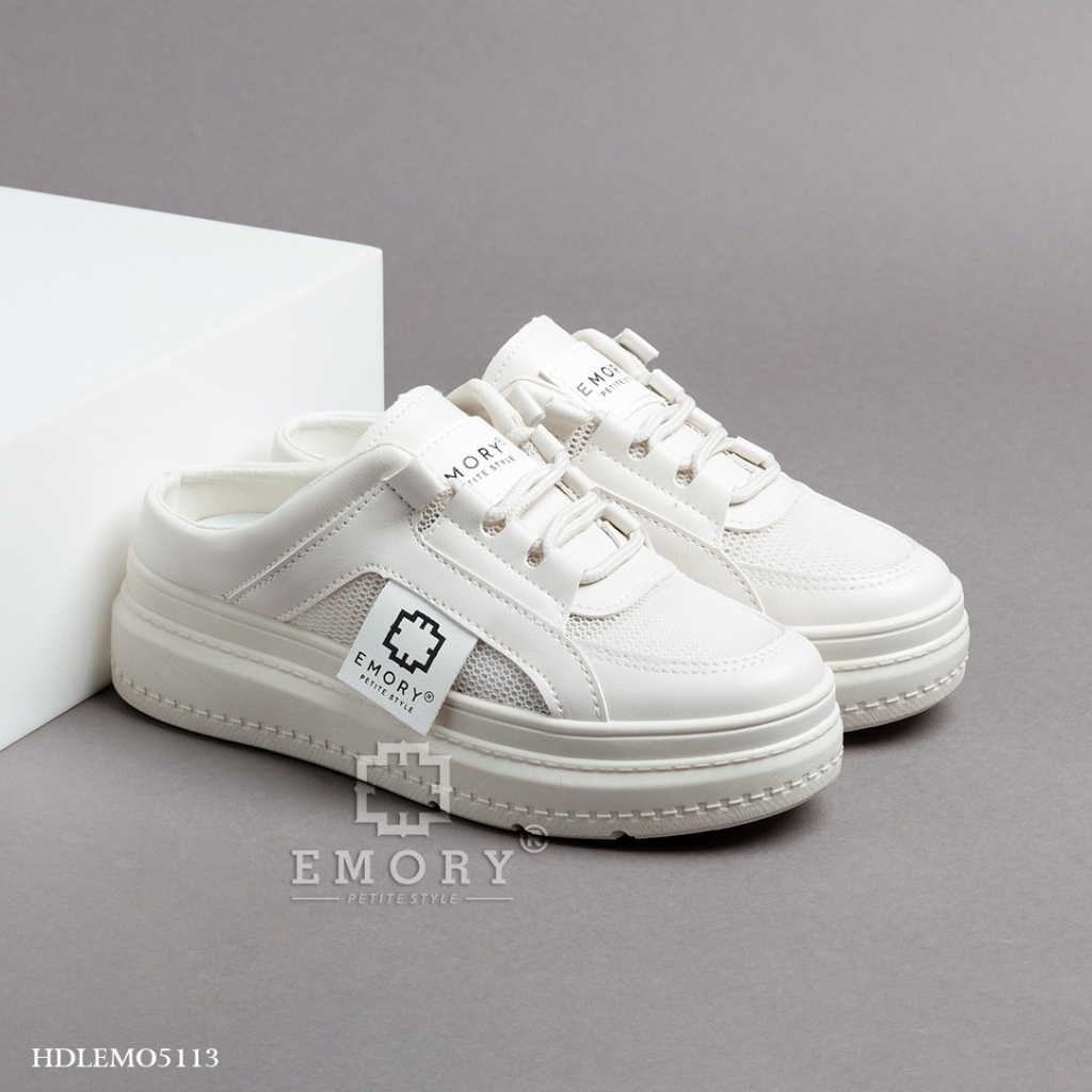 SEPATU  WANITA EMORYSTYLE  Sneakers Soha  HDLEMO 5113 MB WHITE