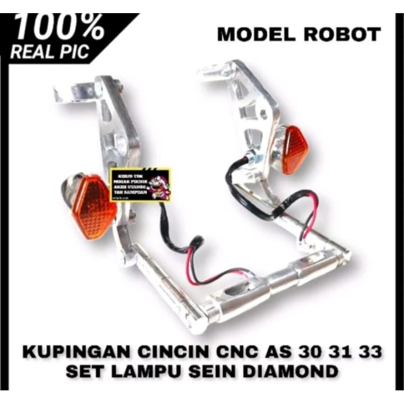 Breket Pangkoan Lampu Depan Kupingan Cincin Cnc Model Robot As 31 Kualitas Terbaik