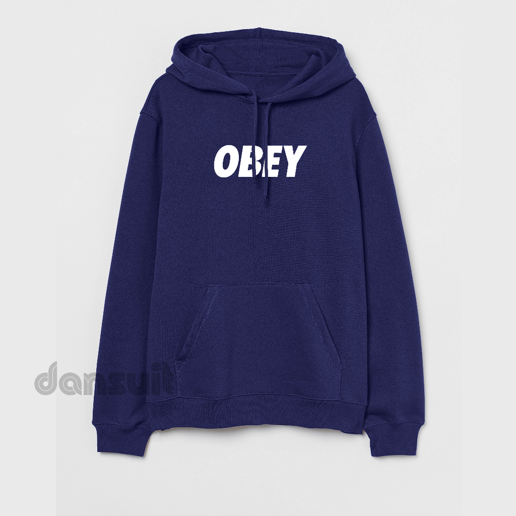 Sweater Hoodie Pria/Wanita Size M - XXXL Hoodie Pria Motif Sablon OBEY Bahan Tebal Premium