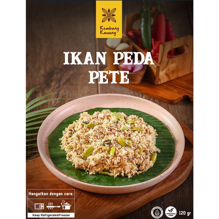 

Frozen Vacuum / Siap Saji - Ikan Peda Pete (Tidak Pedas) Kembang Kawung @120gr/200gr